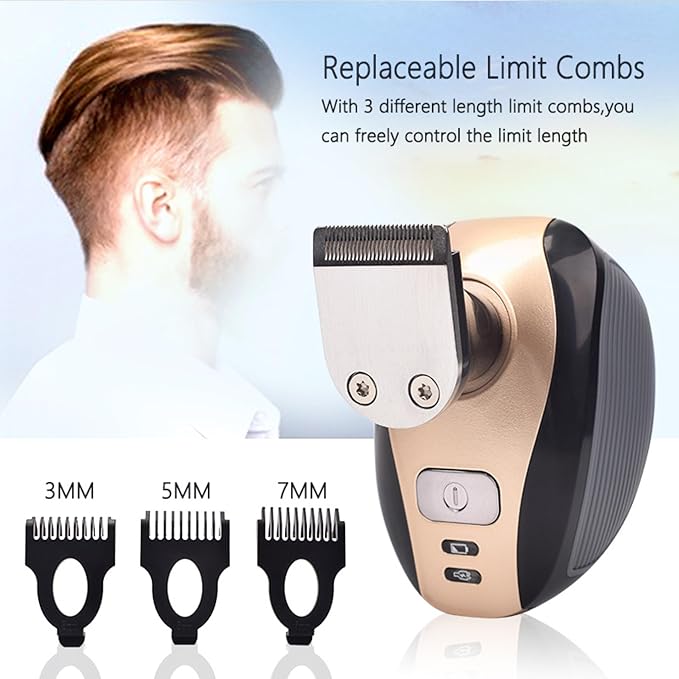 5-in-1 Electric Razor for Men - Head Shaver for Wet Dry Skull Bald Head - Rechargeable Rotary Shavers Cordless Grooming Kit with Beard Nose Ear Body Hair Trimmer Face Cleaning Brush Gifts for Men