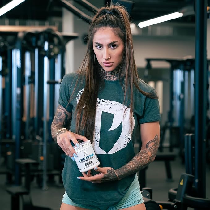 DRAGON PHARMA Creatine Monohydrate Aid Muscle Recovery Post-Workout Supplement Antioxidant Support (60 Servings Unflavored)