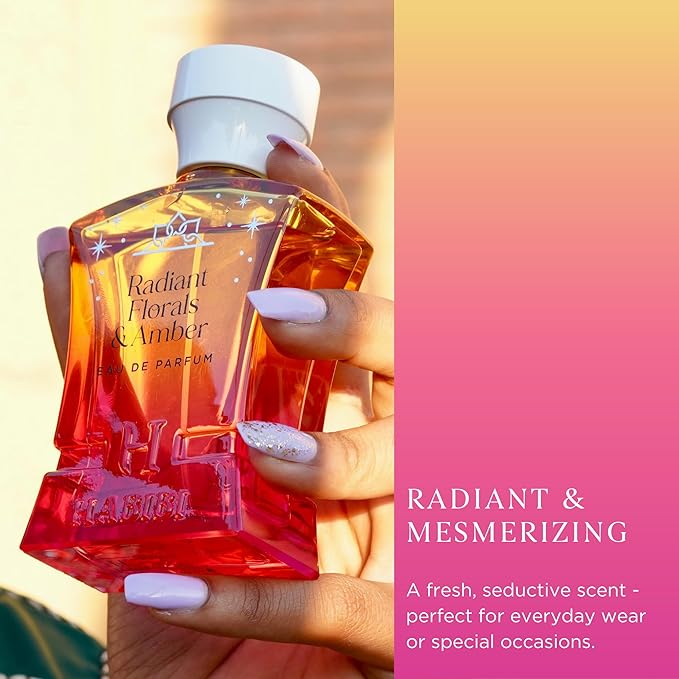 H HABIBI Radiant Florals &amp Amber Musk Arabian Perfume for Women ? 2.5 oz (75ML) Long Lasting Women's Fragrance Soft Floral Scent with Violet Rose &amp Jasmine Notes