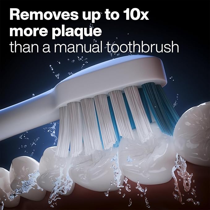 Aquasonic Duo - Dual Handle Ultra Whitening 40000 VPM Wireless Charging Electric ToothBrushes - 3 Modes with Smart Timers - 10 Dupont Brush Heads &amp 2 Travel Cases Included