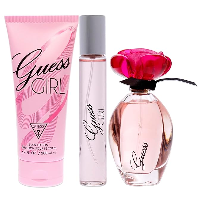 Guess Girl for Women - 3 Pc Gift Set 3.4oz EDT Spray 0.5oz EDT Spray 6.7oz Body Lotion