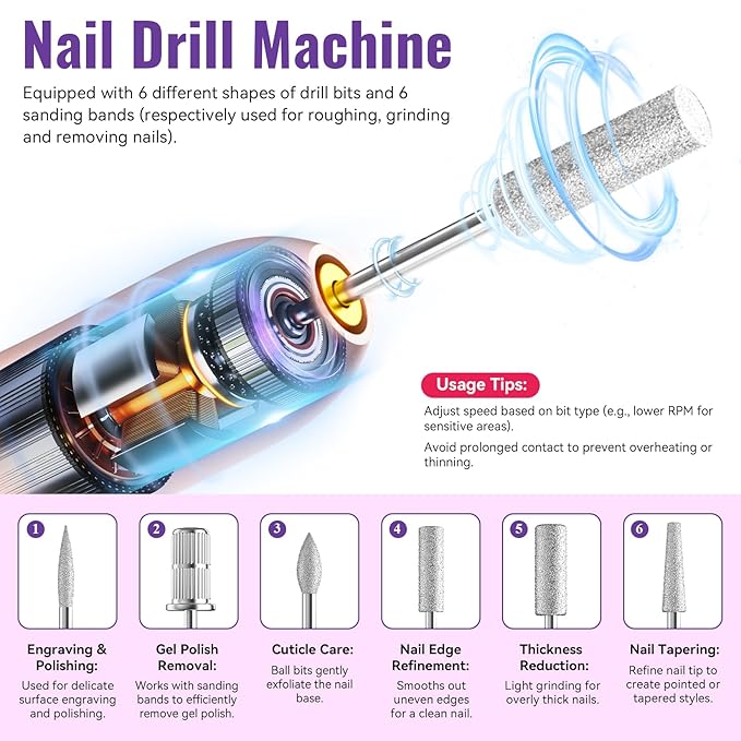 phoenixy 63 Pcs Gel Nail Polish Kit with U V light and Drill 50 Pcs Gel Polish with 5 Pcs Base Top Coat Manicure Starter Nail Polish Set Christmas Gifts for Women ST9017