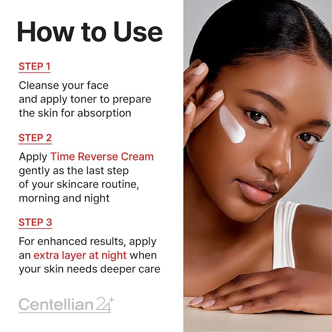 CENTELLIAN 24 Madeca Cream Time Reverse (1.69fl oz) - Advanced Fast-Absorbing &amp Nourishing Hydrates Firms &amp Reduces Wrinkles Low Irritation Korean Skin Care Centella Asiatica Collagen