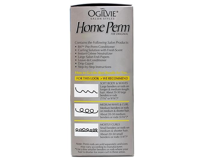 Ogilvie Home Perm For Color Treated Hair Pack of 3