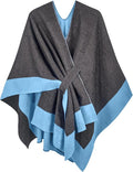 Moss Rose Women's Shawl Wrap Poncho Ruana Cape Open Front Cardigan Shawls for Fall Winter