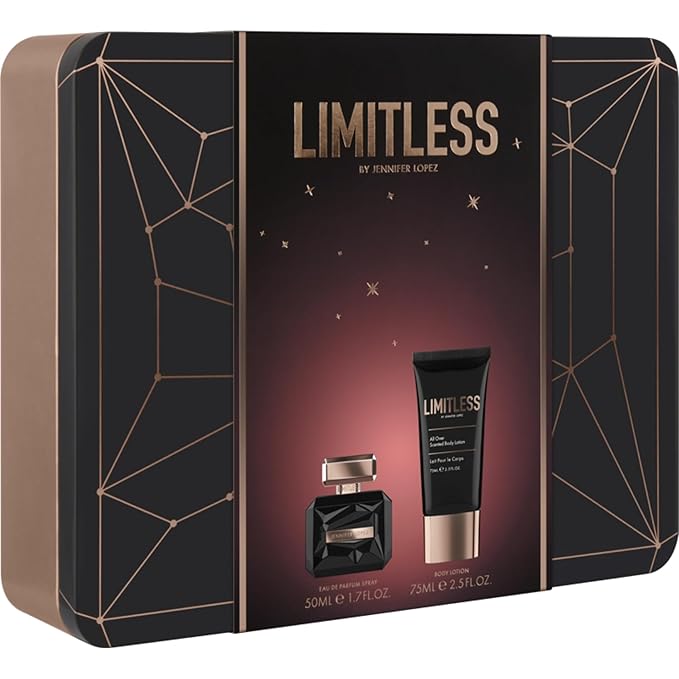 Jennifer Lopez LIMITLESS Gift Set Limitless Eau de Parfum 50 ml (1.0 FL OZ) and Body Lotion 75ml