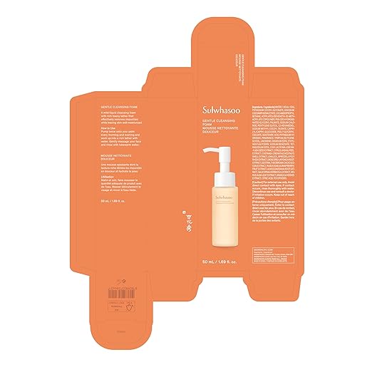 Sulwhasoo Gentle Cleansing Foam ? Hydrating Daily Gel-to-Foam Facial Cleanser with Korean Herbal Ingredients Removes Makeup Dirt &amp Impurities Softens &amp Refreshes Skin Korean Skincare Face Wa