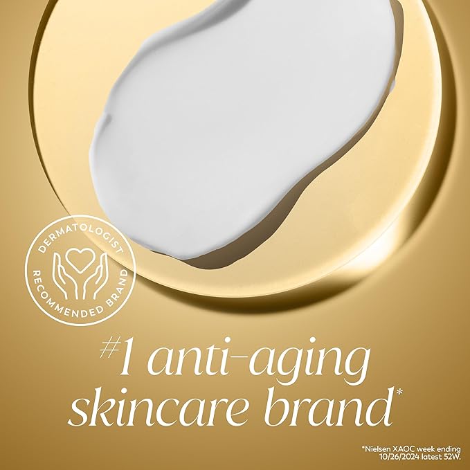 Olay Collagen Peptide Face Moisturizer Firming Cream for Women Fragrance-Free Non-Greasy - Hydrating Anti-Aging Anti-Wrinkle Smoothing of Fine Lines Tightening Skin Care - Niacinamide 1.7 Oz