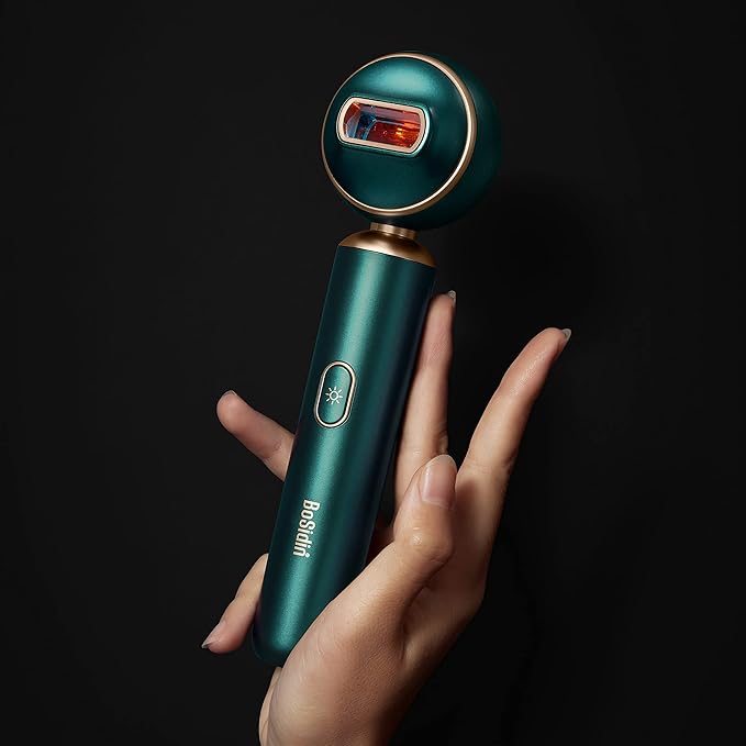 BoSidin IPL Laser Hair Removal - Bikini Laser Hair Removal for Women Hair Removal Device for Face &amp Legs Full Body Use Green