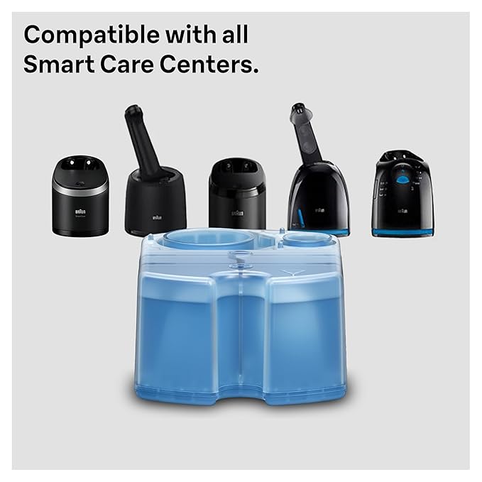 Braun Clean &amp Renew Refill Cartridges CCR Replacement Shaver Cleaner Liquid Solution for Clean&ampCharge System Pack of 6