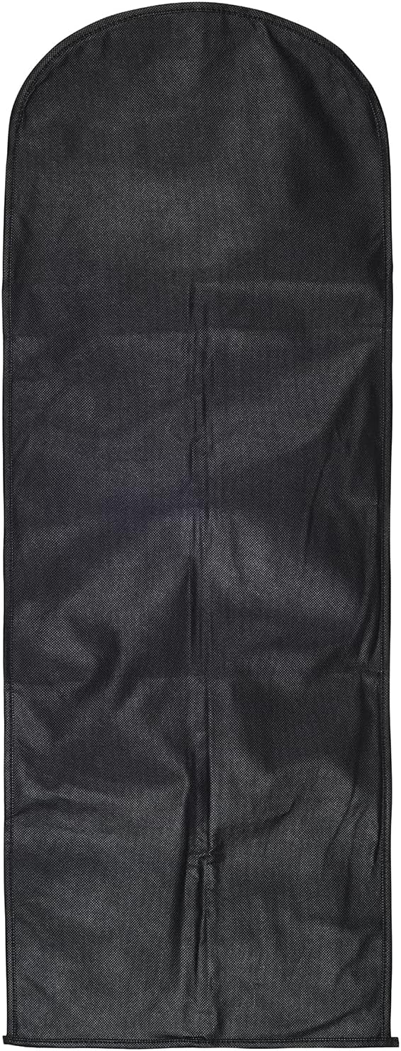 10 Packs 31.5in Extra Long Hair Extensions Storage Bag Folding Wig Bags Dust Proof Wigs Carrier Bags with Strong Durable Zipper for Home Salon Organizer (Black)
