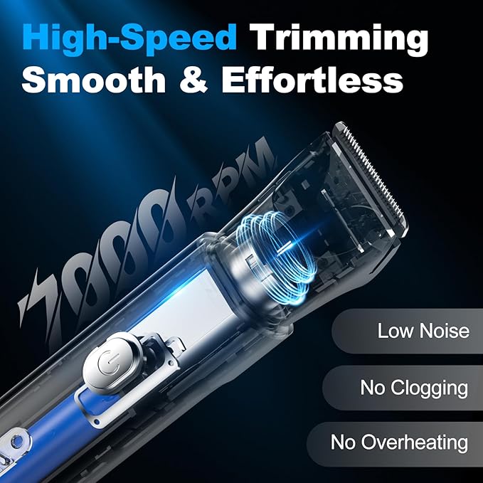 Body Hair Trimmer for Men: Manscape Electric Razor Versatile Hair Trimmer for Groin Beard Nose/Ear Hair Waterproof &amp USB-C RechargeableTravel LockChristmas Gifts for Men