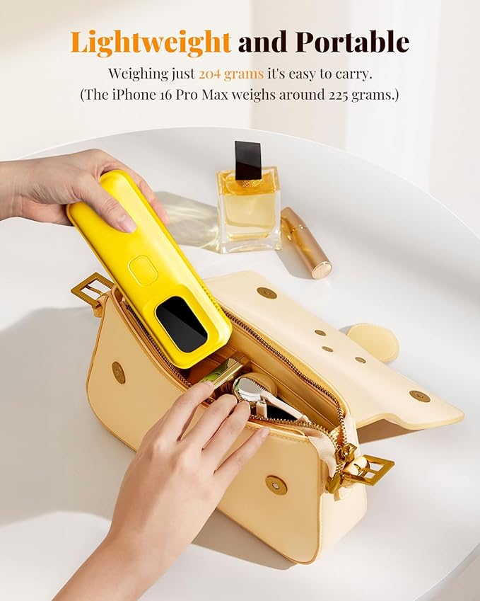 IPL Laser Hair Removal Device for Women &amp Men - At-Home Permanent Hair Remover for Long-Lasting ResultsBody &amp Face for 85% Hair Reduction in 3 WeeksYellow