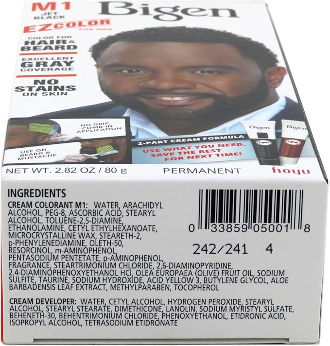 Bigen Ez Color for Men Jet Black Kit (6 Pack)