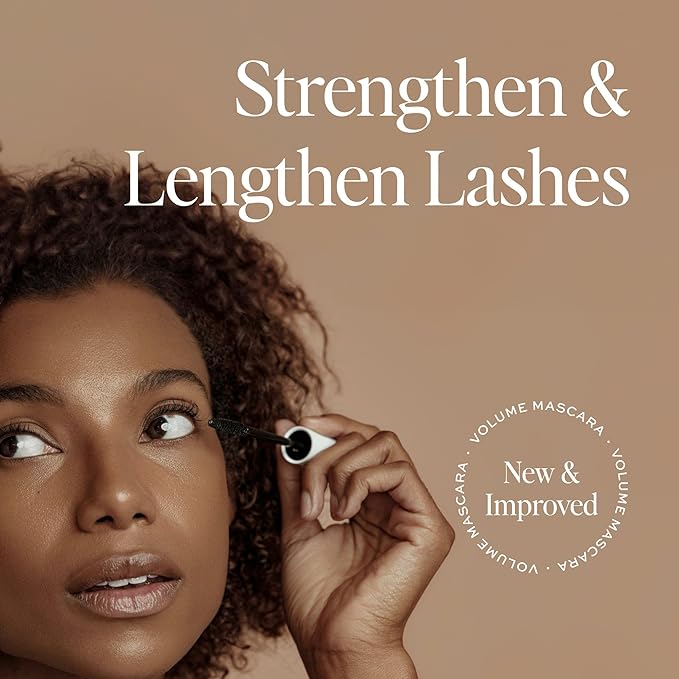 DIME Beauty Volume Mascara - Smudge-Proof Tubing Mascara for Fuller Thicker Lashes Adds Volume &amp Length Black 0.28 oz / 8 g