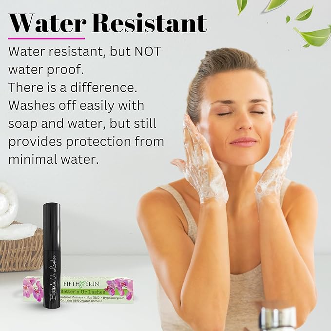 Better?™n Ur Lashes Organic Mascara (BROWN) | 100% Natural | Made w Certified Organic Ingredients | Non GMO | Hypoallergenic for Sensitive Eyes | Length &amp Volume | Vegan | Cruelty Free