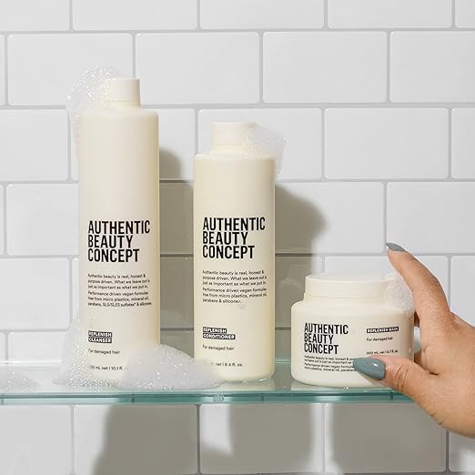 Authentic Beauty Concept Replenish Mask | Damaged Hair | Strengthens Hair Fiber | Vegan &amp Cruelty-free | Silicone-free