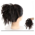 SONGCHAO Fake Hair Bun Messy Bun Hair Slice Ponytail Hair Extensions with Elastic Rubber Band Synthetic Fluffy Bun Women Wig Hair Bun Hair Accessories (Color : 003)