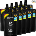 Precision Fuel PF90 Energy Gels - Mild Flavour Running Gels for Endurance Athletes 90g Carbohydrate Easy-to-Digest Perfect for Running &amp Long-Duration Sports 153g (Pack of 10)