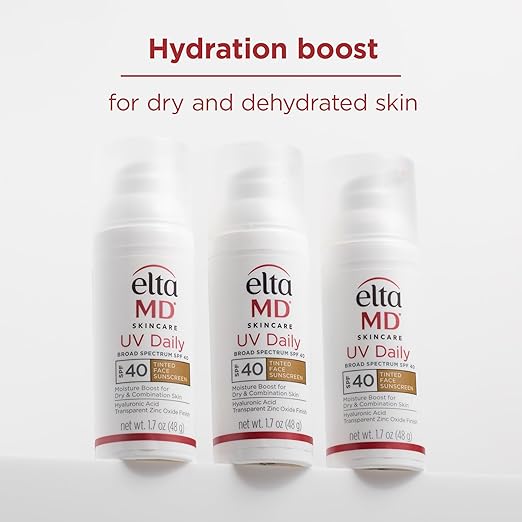 EltaMD UV Daily Face Sunscreen Moisturizer with Zinc Oxide Daily Face Moisturizer with SPF Great for Dry Combination and Normal Skin