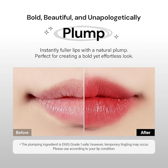 Liptique Korean Lip Stain Peel Off - 24 Hour Long Lasting Lip Tattoo Waterproof &amp Transfer Proof Nourishing &amp Hydrating Lip Tint for Women Instant Plumping Lip Tints Peel Off (002 ODDPIN)