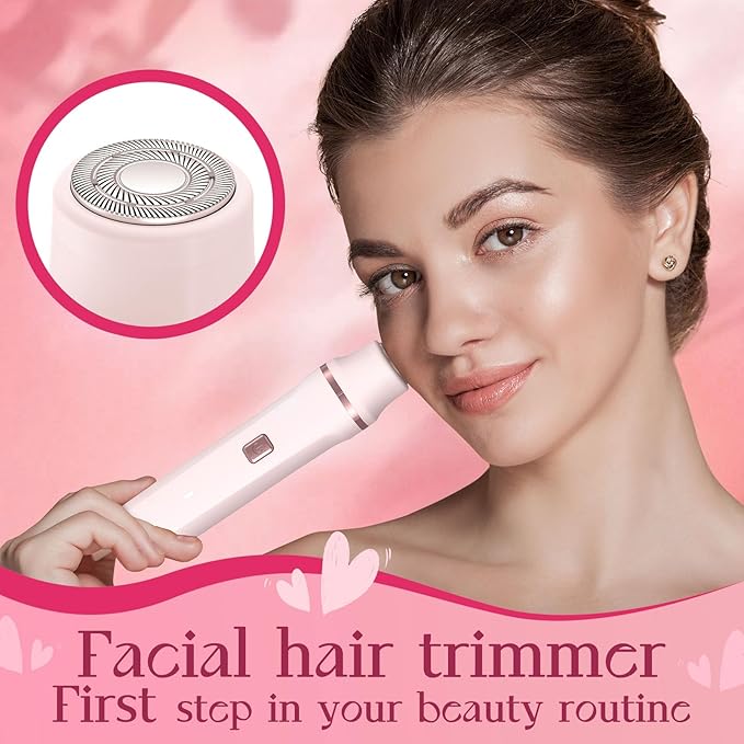 Bikini Trimmer for Women - Painless Electric Razors for Silk SkinCordless Body Shaver for TripReplaceable Lady Facial Razor IPX7 Waterproof&ampEasy Cleaning Stocking Stuffers Christmas Gifts
