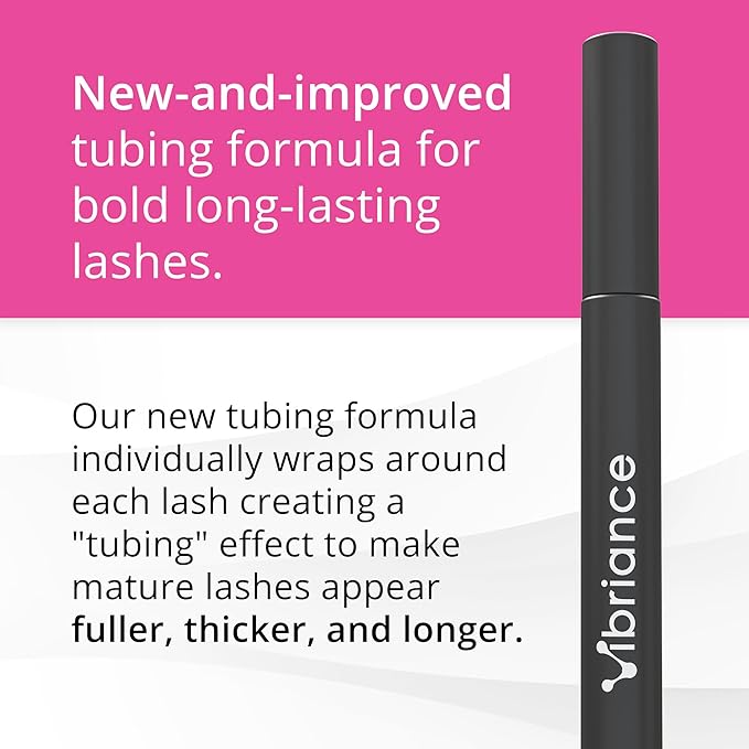 Vibriance Volumizing Tubing Mascara Soft Black - Hypoallergenic Moisturizing Lifting Long-Lasting - Special Tube Formula for 50+