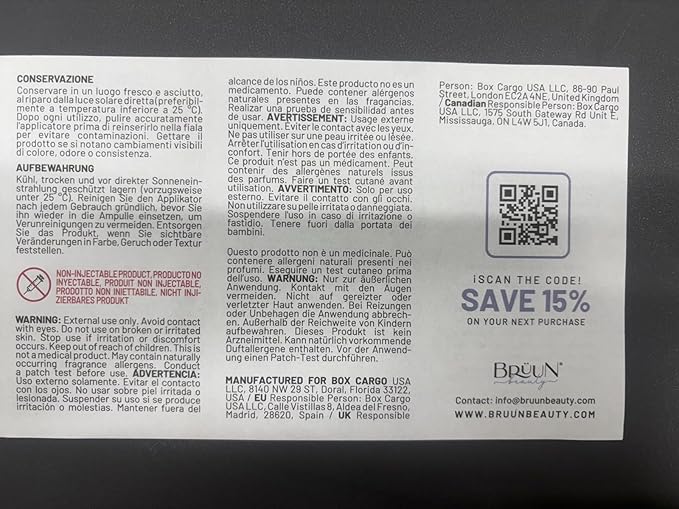 BR?UN HY - Control Hyaluronic Aqua Solution Ampoule - A Korean Serum Booster for Face to Use as a Skin Care Serum 1.18 fl.oz