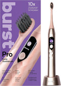 Burst Pro Sonic Advanced Electric Toothbrush for Adults (Rose Gold) | Soft Bristles | 33000 Vibrations | Long-Lasting Battery and Multiple Brushing Modes