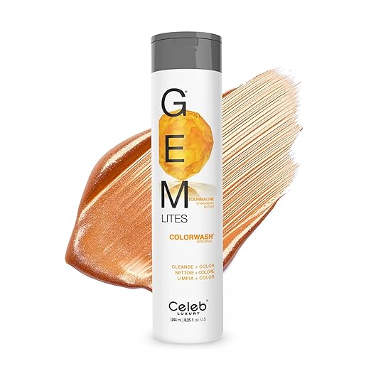 Celeb Luxury Colorwash Color Depositing Shampoo - Color Refresher Vegan Hair Dye Bondfix Bond Rebuilder Viral and Gem Lites
