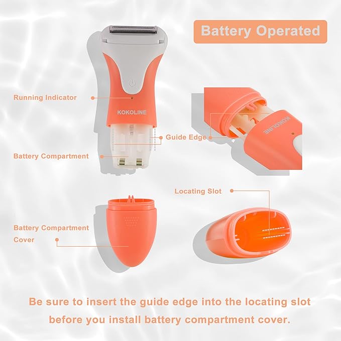 Women's Electric Shaver &amp TrimmerWet Dry Painless Razor for LegsBikini Underarms Hypoallergenic Foil Shaver with Bikini TrimmerCordless Waterproof for Shower Travel Giftcrous/iu8n
