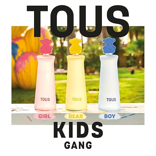 TOUS Eau de Toilette for Boys and Girls Gentle on Children's Sensitive Skin and Ideal for Everyday Use 3.4 Fl Oz