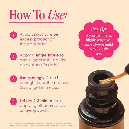 Grande Cosmetics GrandeLASH-MD Lash Enhancing Serum - Peptide &amp Vitamin Infused Formula for Longer Thicker Fuller Looking Lashes - Ophthalmologist Tested Cruelty-Free