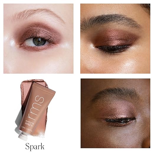 RMS Beauty Eyelights Cream Eyeshadow Long-Wear Hydrating Creamy Eyeshadow for Luminous Buildable Natural Color Smudge-Resistant Blendable Formula in Multiple Shades 0.23 oz