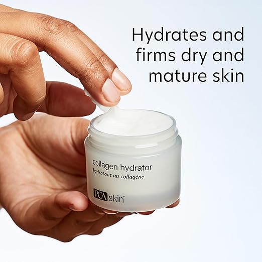PCA SKIN Hydrating Collagen Cream for Face Collagen Hydrator Night Cream Hydrates and Firms Dry Mature Skin Made with Shea Butter Olive Fruit Oil and Sweet Almond Fruit Extract