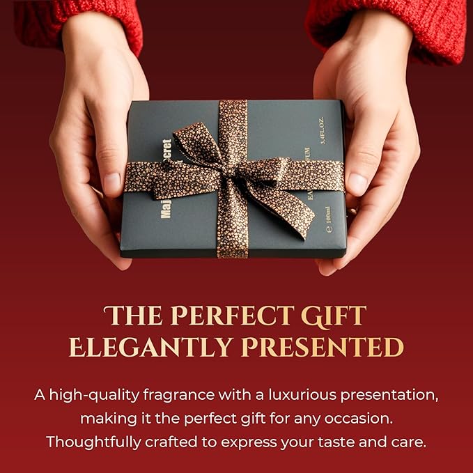 MAJESTY'S SECRET PHEROMAX Pheromone Cologne for Men ? Luxury 3.4 fl oz Eau de Parfum Spray with Fresh Woody &amp Warm Notes Long-Lasting Pheromone Fragrance Ideal for Office Date Night and Gifts