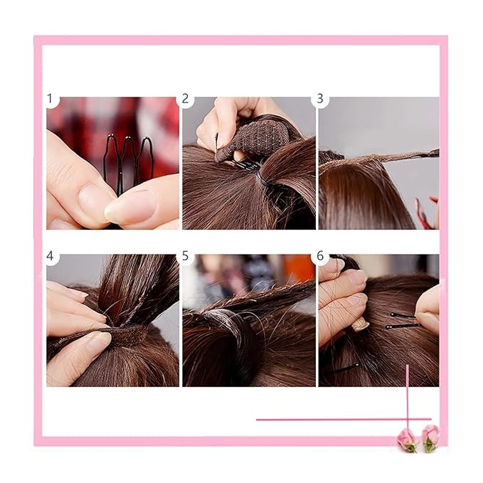 Hair Accessories 22 Long Wavy Ponytail Lengthening Synthetic Curly Wraparound Ponytail Hair Extension Hair Clip Women Wig Curly Bun Hair Pieces For Women(15)