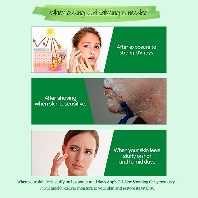 by.H Organic Aloe Vera Bulk Soothing Gel-Natural Moisturizer for Skin [90 PCS] Hair Effective for Sunburns Razor Burns Gentle Non-Greasy Skincare [Made in Korea] Pouch - (3 Packs of 30 PCS)