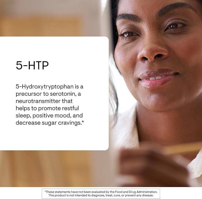 THORNE - 5-Hydroxytryptophan (5-HTP) - Serotonin Support for Sleep and Stress Management* - 90 Capsules