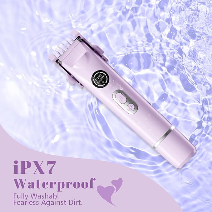 4-in-1 Waterproof Electric Bikini Trimmer &amp Body Hair Trimmer&amp Electric Razors for Shaving Woman- Rechargeable Shaver - IP7-compact for Travel