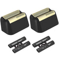 2 Pack Professional 5 Star Series Finale Shaver Replacement Foil and Cutter Bar Assembly Compatible With Wahl Shaver Foil 7031-100 7043-100 Super Close Shaving Replacement Heads(Black)