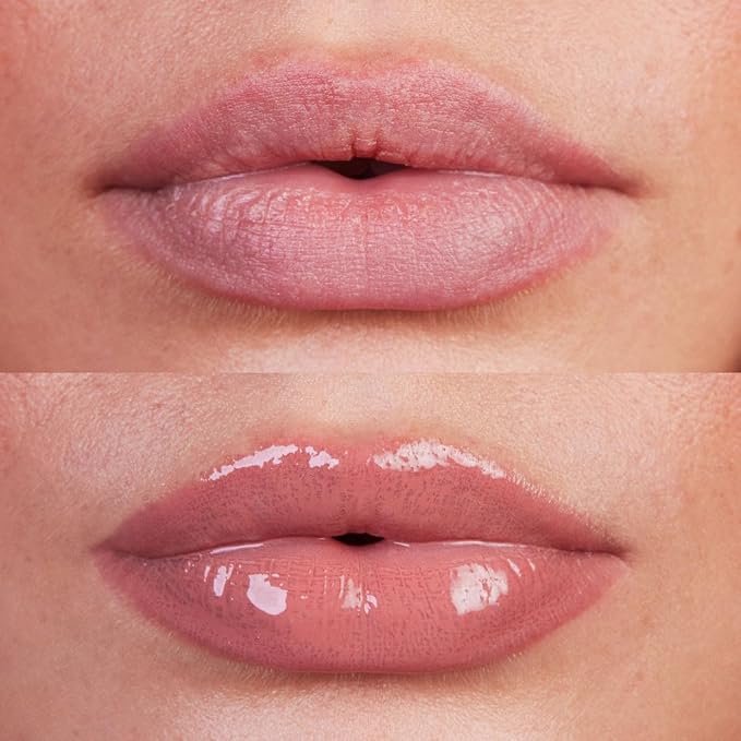 Kosas Wet Lip Oil Gloss - Hydrating Lip Plumping Treatment with Hyaluronic Acid &amp Peptides Non-Sticky Finish (Unhooked)