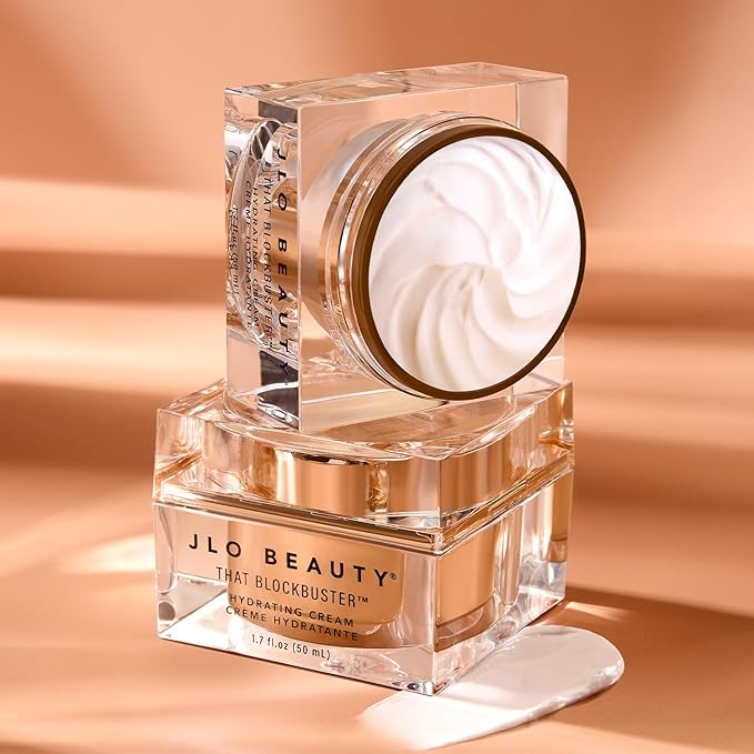 JLO BEAUTY Hydrating Face Moisturizer Cream Hyaluronic Acid &amp Peptide Infused Skin Care Moisturizer Face Cream for Women Day &amp Night Formula to Visibly Smooth Fine Lines That Blockbuster
