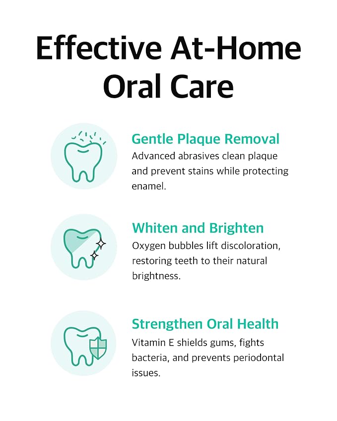 Live Orals Whitening Toothpaste 80g x 5 Units - Fluoride-Free Nano Hydroxyapatite &amp Hydrogen Peroxide Sensitive Teeth Enamel Strengthening Natural Mint Gel