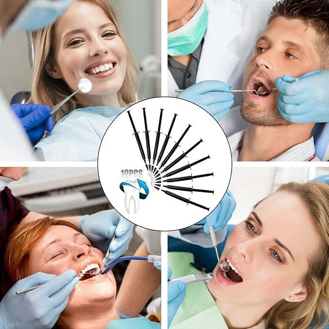 EZGO 10 Pieces 3ml Dental Gingival Barrier Protection Gel Professional Gum Protector Gel for Teeth Whitening