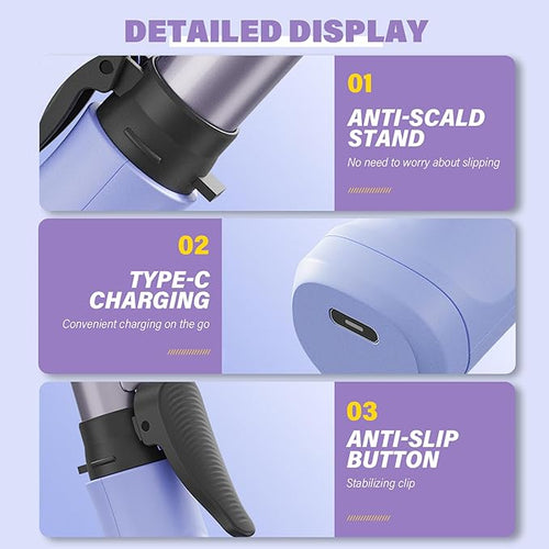 1.5 Inch Curling Iron Rechargeable Wireless Mini Travel-Size Curler with 3 Temperature Settings Styling Tools &amp Appliances for Short Hair Styling Crimping Irons