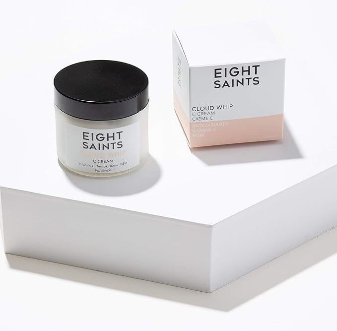 Eight Saints Skincare Cloud Whip Vitamin C Face Moisturizer Day Cream Natural and Organic Face Cream For Women Anti Aging Cream For Face To Reduce Fine Lines and Wrinkles 2 Ounces