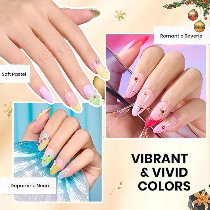 Beetles 110 PCS Gel Nail Polish Set 100 Colors Infinite Inspiration Gift Spree All Season Red Brown Green Black Gel Polish with 5Pcs Base Top Coat Soak off UV Gel for Manicure Lovers DIY at Home
