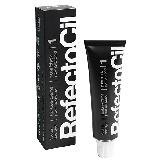 RefectoCil Hair Tinting Kit Includes Cream Hair Dye + Liquid Oxidant 3% + Mixing Brush &amp Mixing Dish