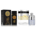 AZAD Men's Perfume Set 2 x 100ml Eau de Parfum | Spicy Woody Fragrance with Tobacco Coffee &amp Vanilla | Bold &amp Sophisticated Scent for Men | Long Lasting Gift Set (AZAD&ampHunter Platina)